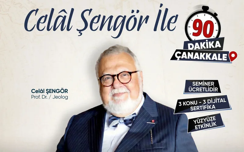 Celal Şengör ile 90 Dakika - Çanakkale etkinliği