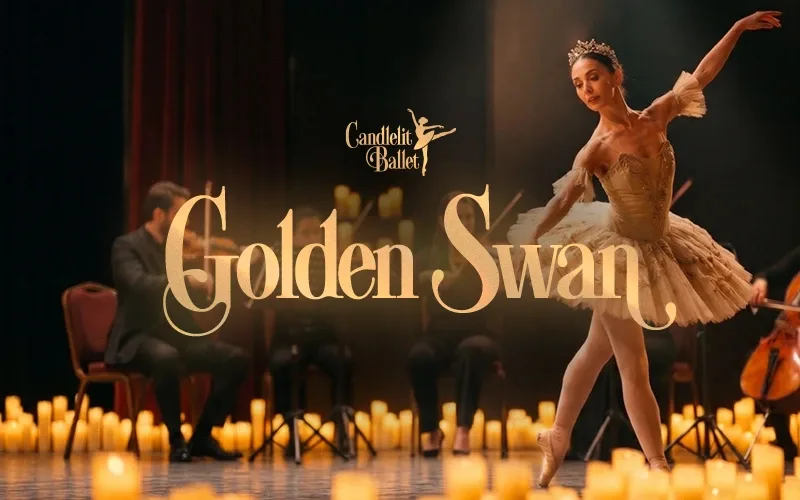 Candlelit Ballet: Golden Swan etkinliği