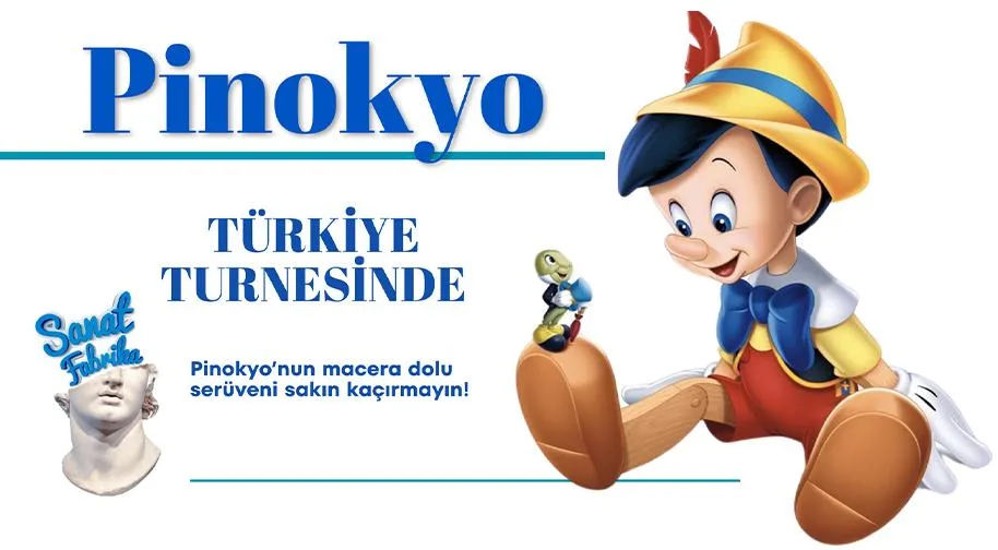 Pinokyo Tiyatro Oyunu Uşak Atatürk Kültür Merkezi'nde etkinlik görseli